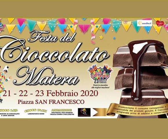 Ritorna a Matera la Festa del Cioccolato