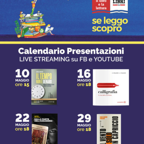 Altrimedia edizioni partecipa al Maggio dei Libri. Primo appuntamento il 10 con “Il tempo non è denaro” di Giorgio Maran