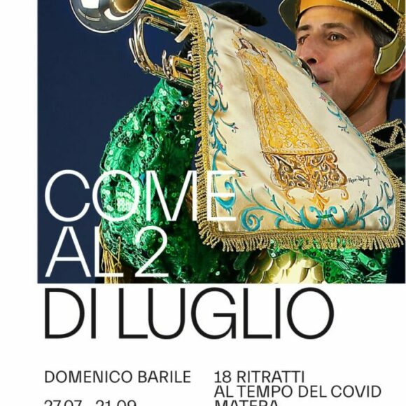 Matera, a Palazzo Lanfranchi la mostra “Come al 2 di luglio – 18 ritratti al tempo del Covid” del fotografo materano Domenico Barile