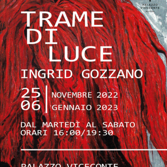 “Trame di luce”: fino al 6 gennaio a Palazzo Viceconte le opere di Ingrid Gozzano