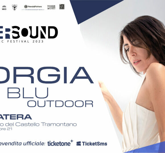 Matera, il 13 luglio Giorgia fa tappa all’Oversound Music Festival con il suo “Blu Live Outdoor” Tour