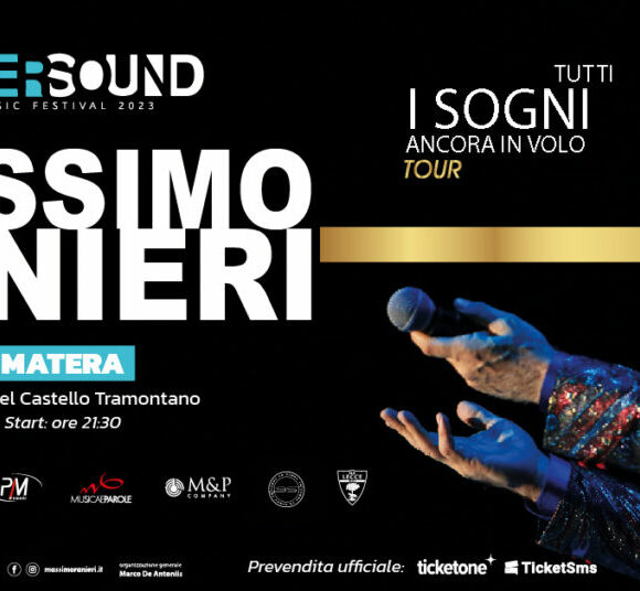 “Tutti i sogni ancora in volo”, il nuovo spettacolo live del grande Massimo Ranieri a Matera per l’Oversound Music Festival