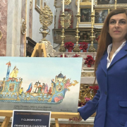 Festa della Bruna: sul Carro dell’anno Giubilare, firmato dall’artista Francesca Cascione, la ricchezza delle figure e delle sculture, la cura dei particolari e i colori brillanti