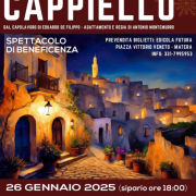 Matera, riproposta il 26 gennaio “Natale in casa Cappiello” di Talia Teatro. L’incasso sarà devoluto all’Associazione Aura Blu